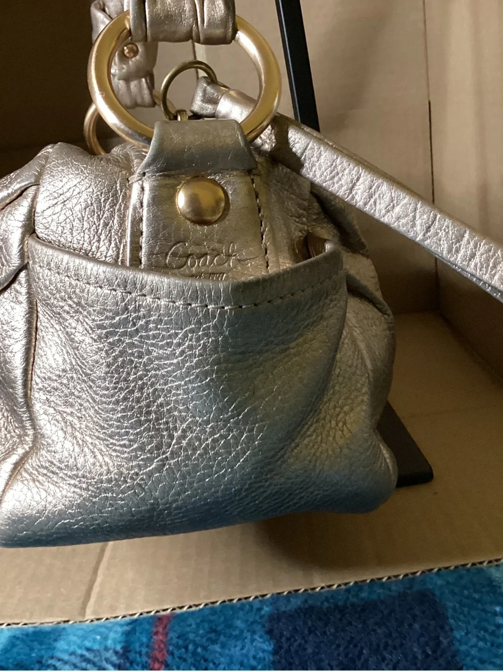 Coach Parker Zip Top Shoulder Bag L0869-13465 - Picture 4 of 11